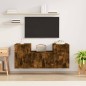 vidaXL 3-tlg. TV-Schrank-Set Räuchereiche Holzwerkstoff vidaXL 3-tlg. TV-Schrank-Set Räuchereiche Holzwerkstoff