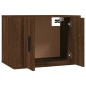 vidaXL 2-tlg. TV-Schrank-Set Braun Eichen-Optik Holzwerkstoff vidaXL 2-tlg. TV-Schrank-Set Braun Eichen-Optik Holzwerkstoff