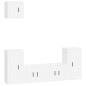 vidaXL 5-tlg. TV-Schrank-Set Weiß Holzwerkstoff vidaXL 5-tlg. TV-Schrank-Set Weiß Holzwerkstoff