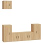 vidaXL 5-tlg. TV-Schrank-Set Sonoma-Eiche Holzwerkstoff vidaXL 5-tlg. TV-Schrank-Set Sonoma-Eiche Holzwerkstoff