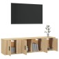vidaXL 3-tlg. TV-Schrank-Set Sonoma-Eiche Holzwerkstoff vidaXL 3-tlg. TV-Schrank-Set Sonoma-Eiche Holzwerkstoff