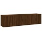 vidaXL 3-tlg. TV-Schrank-Set Braun Eichen-Optik Holzwerkstoff vidaXL 3-tlg. TV-Schrank-Set Braun Eichen-Optik Holzwerkstoff