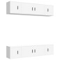 vidaXL 6-tlg. TV-Schrank-Set Weiß Holzwerkstoff vidaXL 6-tlg. TV-Schrank-Set Weiß Holzwerkstoff