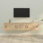 vidaXL 4-tlg. TV-Schrank-Set Sonoma-Eiche Holzwerkstoff vidaXL 4-tlg. TV-Schrank-Set Sonoma-Eiche Holzwerkstoff