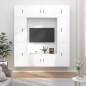 vidaXL 8-tlg. TV-Schrank-Set Weiß Holzwerkstoff vidaXL 8-tlg. TV-Schrank-Set Weiß Holzwerkstoff