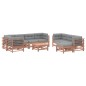 vidaXL 10-tlg. Garten-Lounge-Set mit Kissen Massivholz Douglasie vidaXL 10-tlg. Garten-Lounge-Set mit Kissen Massivholz Douglasie