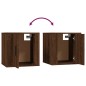 vidaXL 6-tlg. TV-Schrank-Set Braun Eichen-Optik Holzwerkstoff vidaXL 6-tlg. TV-Schrank-Set Braun Eichen-Optik Holzwerkstoff