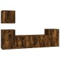 vidaXL 5-tlg. TV-Schrank-Set Räuchereiche Holzwerkstoff vidaXL 5-tlg. TV-Schrank-Set Räuchereiche Holzwerkstoff