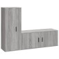 vidaXL 2-tlg. TV-Schrank-Set Grau Sonoma Holzwerkstoff vidaXL 2-tlg. TV-Schrank-Set Grau Sonoma Holzwerkstoff
