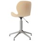Esszimmerstühle 2 Stk. Drehbar Creme Samt Esszimmerstühle 2 Stk. Drehbar Creme Samt