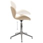 Esszimmerstühle 2 Stk. Drehbar Creme Samt Esszimmerstühle 2 Stk. Drehbar Creme Samt