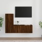 vidaXL 2-tlg. TV-Schrank-Set Braun Eichen-Optik Holzwerkstoff vidaXL 2-tlg. TV-Schrank-Set Braun Eichen-Optik Holzwerkstoff