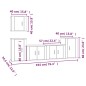 vidaXL 5-tlg. TV-Schrank-Set Sonoma-Eiche Holzwerkstoff vidaXL 5-tlg. TV-Schrank-Set Sonoma-Eiche Holzwerkstoff