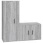 vidaXL 2-tlg. TV-Schrank-Set Grau Sonoma Holzwerkstoff vidaXL 2-tlg. TV-Schrank-Set Grau Sonoma Holzwerkstoff