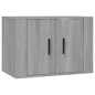 vidaXL 2-tlg. TV-Schrank-Set Grau Sonoma Holzwerkstoff vidaXL 2-tlg. TV-Schrank-Set Grau Sonoma Holzwerkstoff