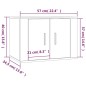 vidaXL 2-tlg. TV-Schrank-Set Grau Sonoma Holzwerkstoff vidaXL 2-tlg. TV-Schrank-Set Grau Sonoma Holzwerkstoff