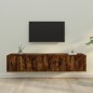 vidaXL 4-tlg. TV-Schrank-Set Räuchereiche Holzwerkstoff vidaXL 4-tlg. TV-Schrank-Set Räuchereiche Holzwerkstoff