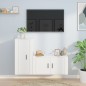 vidaXL 2-tlg. TV-Schrank-Set Weiß Holzwerkstoff vidaXL 2-tlg. TV-Schrank-Set Weiß Holzwerkstoff