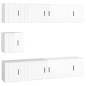 vidaXL 7-tlg. TV-Schrank-Set Hochglanz-Weiß Holzwerkstoff vidaXL 7-tlg. TV-Schrank-Set Hochglanz-Weiß Holzwerkstoff