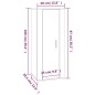 vidaXL 5-tlg. TV-Schrank-Set Betongrau Holzwerkstoff vidaXL 5-tlg. TV-Schrank-Set Betongrau Holzwerkstoff