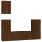 vidaXL 5-tlg. TV-Schrank-Set Braun Eichen-Optik Holzwerkstoff vidaXL 5-tlg. TV-Schrank-Set Braun Eichen-Optik Holzwerkstoff