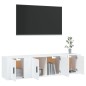 vidaXL 3-tlg. TV-Schrank-Set Weiß Holzwerkstoff vidaXL 3-tlg. TV-Schrank-Set Weiß Holzwerkstoff