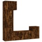vidaXL 5-tlg. TV-Schrank-Set Räuchereiche Holzwerkstoff vidaXL 5-tlg. TV-Schrank-Set Räuchereiche Holzwerkstoff