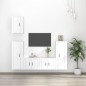 vidaXL 5-tlg. TV-Schrank-Set Weiß Holzwerkstoff vidaXL 5-tlg. TV-Schrank-Set Weiß Holzwerkstoff