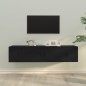 vidaXL 3-tlg. TV-Schrank-Set Schwarz Holzwerkstoff vidaXL 3-tlg. TV-Schrank-Set Schwarz Holzwerkstoff