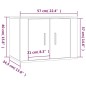 vidaXL 2-tlg. TV-Schrank-Set Räuchereiche Holzwerkstoff vidaXL 2-tlg. TV-Schrank-Set Räuchereiche Holzwerkstoff