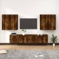 vidaXL 6-tlg. TV-Schrank-Set Räuchereiche Holzwerkstoff vidaXL 6-tlg. TV-Schrank-Set Räuchereiche Holzwerkstoff