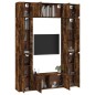 vidaXL 8-tlg. TV-Schrank-Set Räuchereiche Holzwerkstoff vidaXL 8-tlg. TV-Schrank-Set Räuchereiche Holzwerkstoff