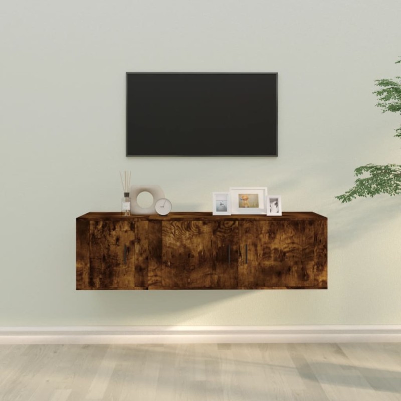 vidaXL 2-tlg. TV-Schrank-Set Räuchereiche Holzwerkstoff vidaXL 2-tlg. TV-Schrank-Set Räuchereiche Holzwerkstoff