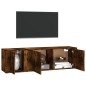 vidaXL 2-tlg. TV-Schrank-Set Räuchereiche Holzwerkstoff vidaXL 2-tlg. TV-Schrank-Set Räuchereiche Holzwerkstoff