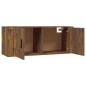 vidaXL 2-tlg. TV-Schrank-Set Räuchereiche Holzwerkstoff vidaXL 2-tlg. TV-Schrank-Set Räuchereiche Holzwerkstoff