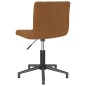 Esszimmerstühle 2 Stk. Drehbar Braun Samt Esszimmerstühle 2 Stk. Drehbar Braun Samt