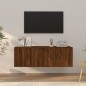 vidaXL 2-tlg. TV-Schrank-Set Braun Eichen-Optik Holzwerkstoff vidaXL 2-tlg. TV-Schrank-Set Braun Eichen-Optik Holzwerkstoff