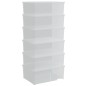 vidaXL Aufbewahrungsboxen 6 Stk. Kunststoff 10 L Stapelbar vidaXL Aufbewahrungsboxen 6 Stk. Kunststoff 10 L Stapelbar