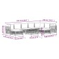 vidaXL 10-tlg. Garten-Lounge-Set mit Kissen Anthrazit Poly Rattan vidaXL 10-tlg. Garten-Lounge-Set mit Kissen Anthrazit Poly Rattan