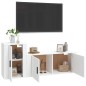 vidaXL 2-tlg. TV-Schrank-Set Weiß Holzwerkstoff vidaXL 2-tlg. TV-Schrank-Set Weiß Holzwerkstoff