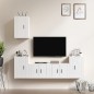 vidaXL 5-tlg. TV-Schrank-Set Hochglanz-Weiß Holzwerkstoff vidaXL 5-tlg. TV-Schrank-Set Hochglanz-Weiß Holzwerkstoff