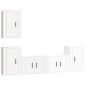 vidaXL 5-tlg. TV-Schrank-Set Hochglanz-Weiß Holzwerkstoff vidaXL 5-tlg. TV-Schrank-Set Hochglanz-Weiß Holzwerkstoff