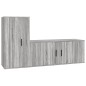 vidaXL 2-tlg. TV-Schrank-Set Grau Sonoma Holzwerkstoff vidaXL 2-tlg. TV-Schrank-Set Grau Sonoma Holzwerkstoff