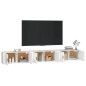 vidaXL TV-Wandschränke 3 Stk. Weiß 100x34,5x40 cm vidaXL TV-Wandschränke 3 Stk. Weiß 100x34,5x40 cm