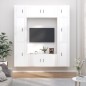 vidaXL 8-tlg. TV-Schrank-Set Hochglanz-Weiß Holzwerkstoff vidaXL 8-tlg. TV-Schrank-Set Hochglanz-Weiß Holzwerkstoff