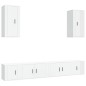 vidaXL 6-tlg. TV-Schrank-Set Hochglanz-Weiß Holzwerkstoff vidaXL 6-tlg. TV-Schrank-Set Hochglanz-Weiß Holzwerkstoff