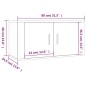 vidaXL 2-tlg. TV-Schrank-Set Braun Eichen-Optik Holzwerkstoff vidaXL 2-tlg. TV-Schrank-Set Braun Eichen-Optik Holzwerkstoff
