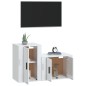 vidaXL 2-tlg. TV-Schrank-Set Hochglanz-Weiß Holzwerkstoff vidaXL 2-tlg. TV-Schrank-Set Hochglanz-Weiß Holzwerkstoff