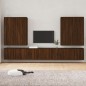 vidaXL 8-tlg. TV-Schrank-Set Braun Eichen-Optik Holzwerkstoff vidaXL 8-tlg. TV-Schrank-Set Braun Eichen-Optik Holzwerkstoff