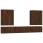 vidaXL 8-tlg. TV-Schrank-Set Braun Eichen-Optik Holzwerkstoff vidaXL 8-tlg. TV-Schrank-Set Braun Eichen-Optik Holzwerkstoff